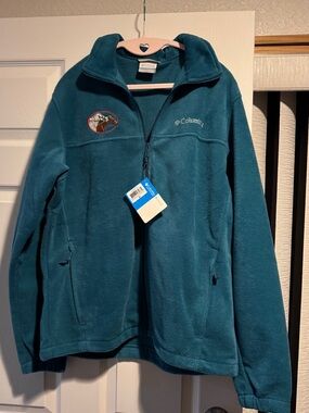 Columbia fleece zip up jacket